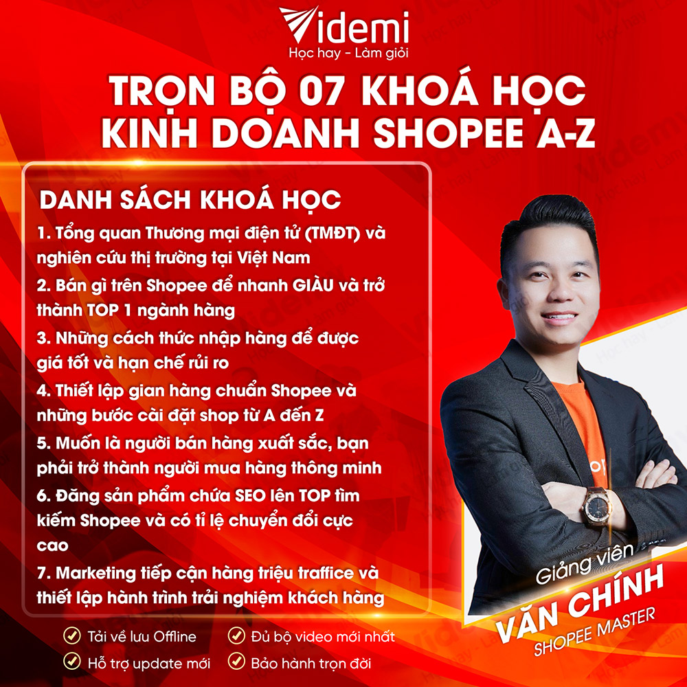 Chiến Lược Kinh Doanh Shopee Từ Con Số 0 Văn Chính Shopee Master