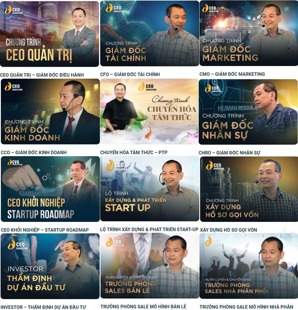 12 Khoá học kinh doanh khởi nghiệp Thầy Ngô Minh Tuấn