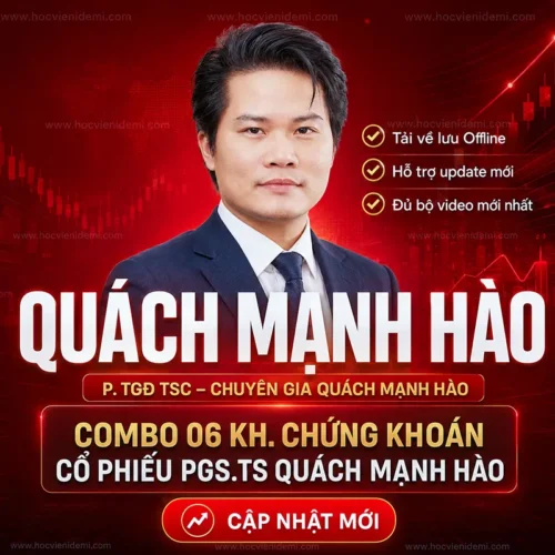 Combo 06 Khoá Học Đầu Tư Chứng Khoán, Cổ Phiếu PGS.TS Quách Mạnh Hào