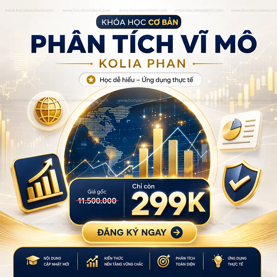 Khóa Học Phân Tích Vĩ Mô Kolia Phan - Khoá Học Đầu Tư Cổ Phiếu Hay