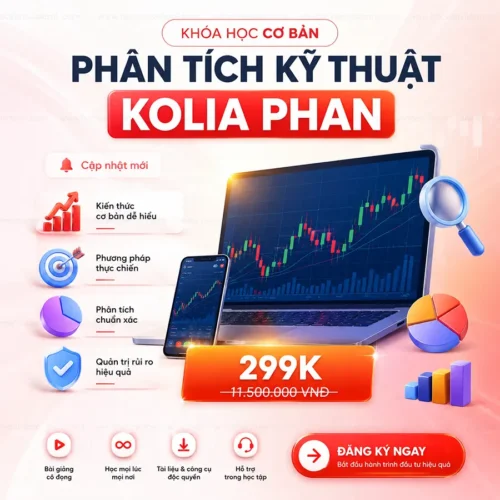 Share Khoá Học Phân Tích Kỹ Thuật Trong Đầu Tư Cổ Phiếu, Chứng Khoán Kolia Phan
