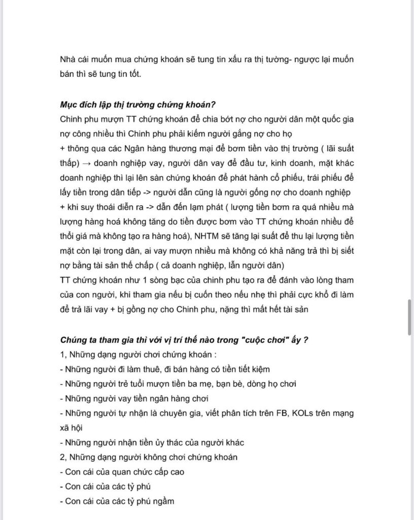 Đọc thử một số nội dung của khoá học - Ebook Ẩn Chứa Huyền Cơ – Bản Chất Tài Chính Kinh Tế Đầu Tư