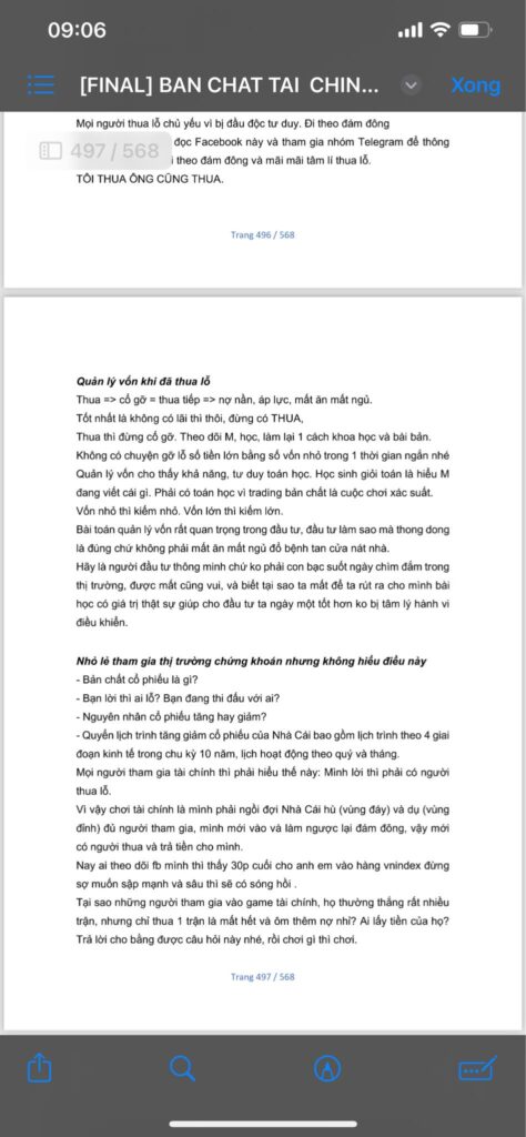 Đọc thử một số nội dung của khoá học - Ebook Ẩn Chứa Huyền Cơ – Bản Chất Tài Chính Kinh Tế Đầu Tư