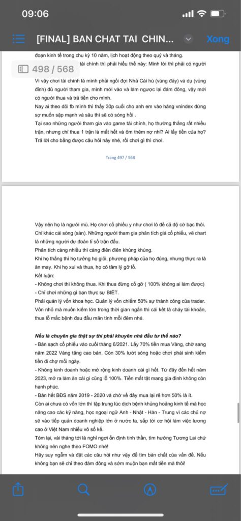 Đọc thử một số nội dung của khoá học - Ebook Ẩn Chứa Huyền Cơ – Bản Chất Tài Chính Kinh Tế Đầu Tư