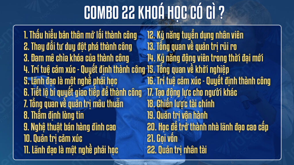 combo 22 khoá học tiến sĩ lê thẩm dương