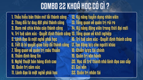 combo 22 khoá học tiến sĩ lê thẩm dương