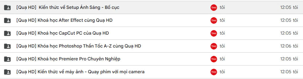 Combo 8 khoá học đồ học Quạ HD