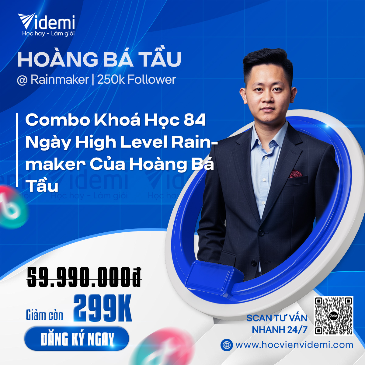 Khoá Học 84 Ngày High Level Rainmaker Của Hoàng Bá Tầu