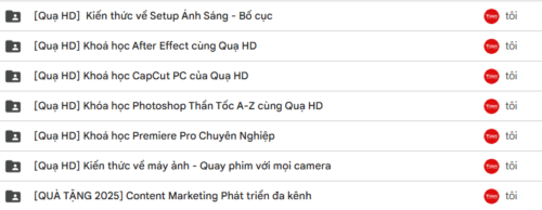 Combo 6 Khóa Học Đồ Họa, Dựng Phim Và Nhiếp Ảnh - Quạ HD