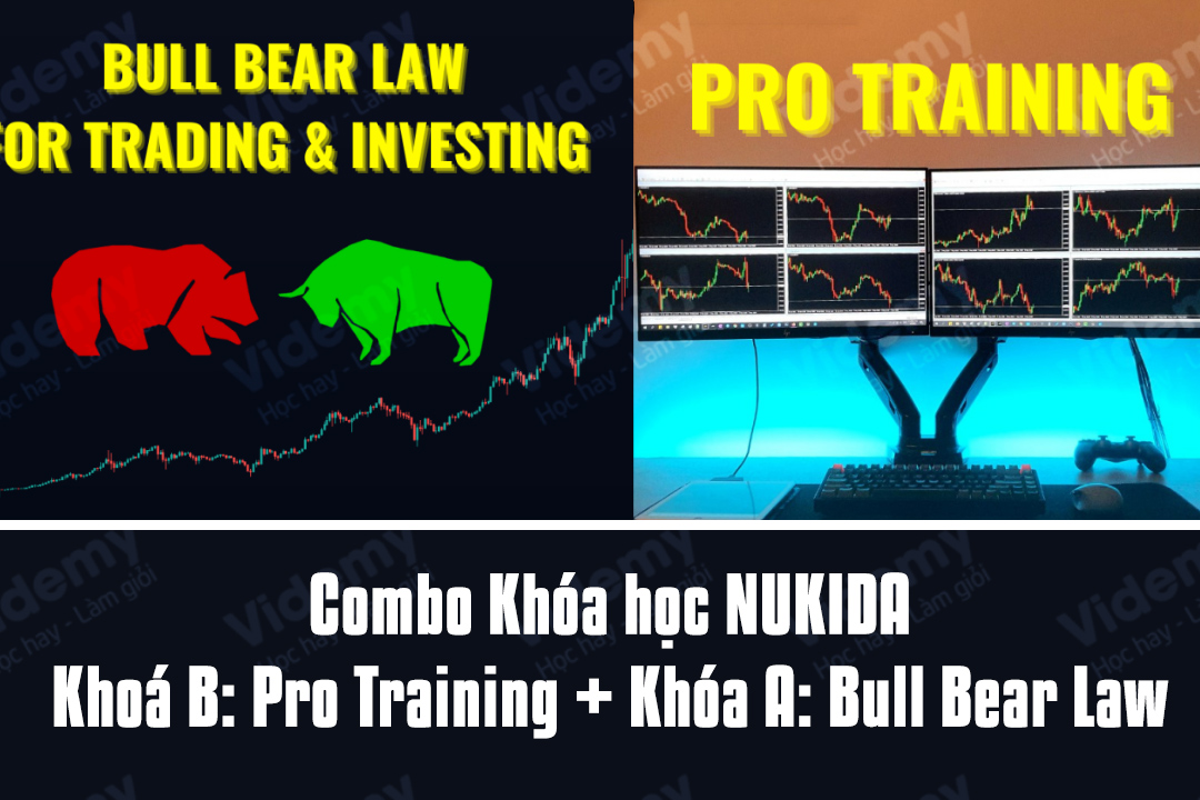 Combo Khóa học NUKIDA Khoá B: Pro Training – Khóa A: Bull Bear Law