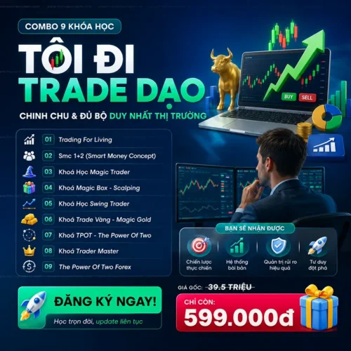 Combo 9 Khóa Học Tôi Đi Trade Dạo Từ Magic Trader