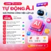 Combo 7 Khóa Học AI Automation Giải Phóng Bạn Khỏi Công Việc Lặp Lại