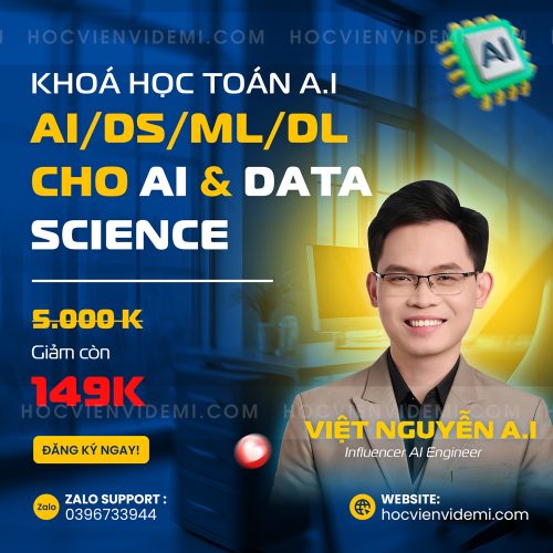 Khóa Học Toán Ứng Dụng Cho AI/DS/ML/Dl Việt Nguyễn AI