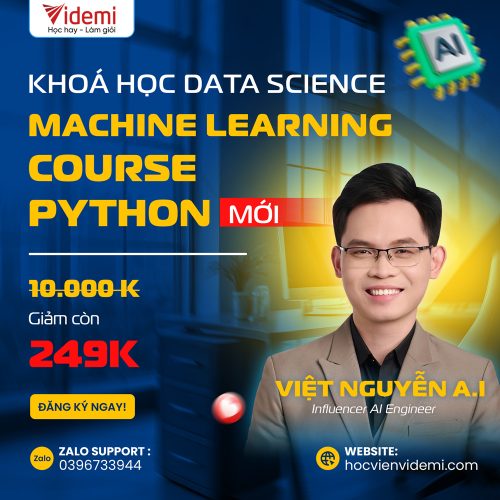 Khóa Học Data Science Machine Learning Course Python Việt Nguyễn AI