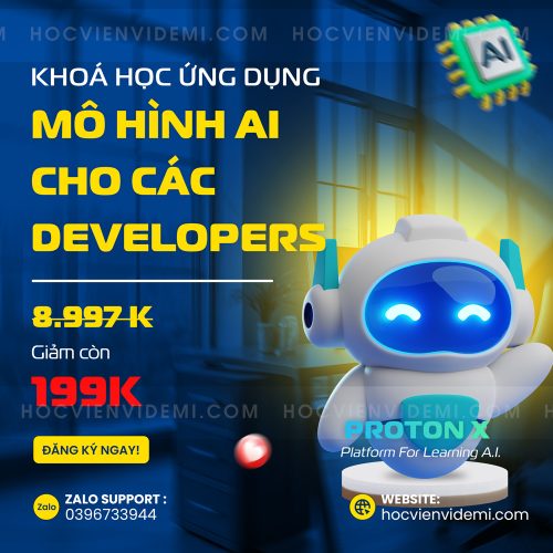 Khóa Học AI For Developers Cùng ProtonX