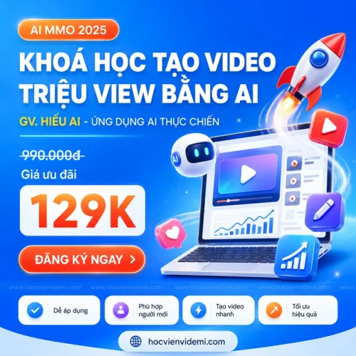 Share Khóa Học Thực Chiến Tạo Video Triệu View Với Hiếu AI