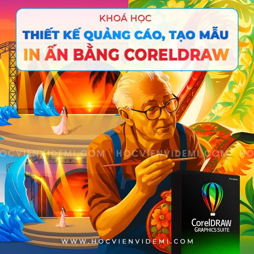 Khóa Học Thiết Kế Quảng Cáo, Tạo Mẫu, In Ấn Bằng CorelDraw