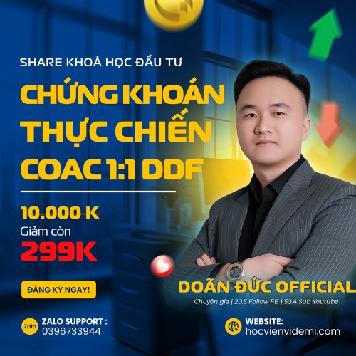 Share Khóa Học Chứng Khoán Thực Chiến DDF Coaching Zoom 1:1 Doãn Đức