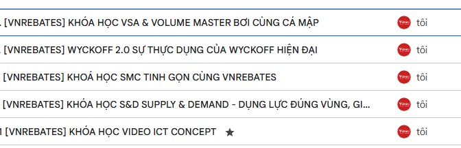 Combo 5 Khóa Học Trading VNREBATES