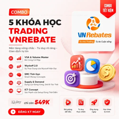Combo 5 Khóa Học Trading VNRebates