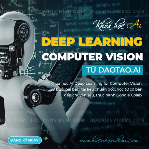 Khóa Học AI Deep Learning For Computer Vision Đến Từ Daotao.AI