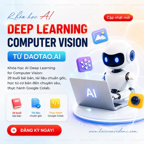Khóa Học AI Deep Learning For Computer Vision Đến Từ Daotao.AI