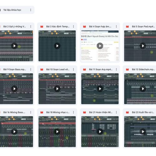 Nội Dung Khoá Học Làm Nhạc Tropical House Với FL Studio