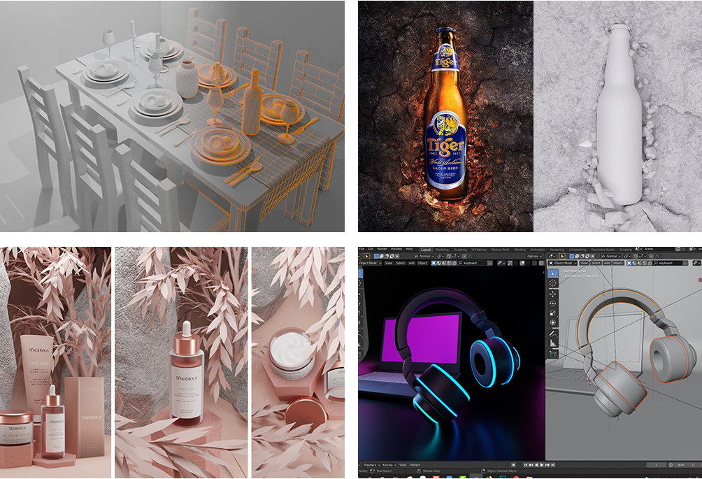 Kết Quả Từ Học Viên Khóa học 3D Blender Cơ Bản tại Ctrl Z Studio