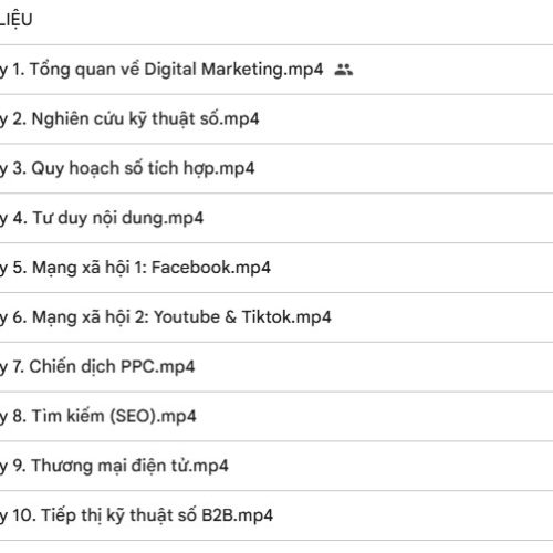 Khóa Học Digital Foundation Tomorrow Marketers