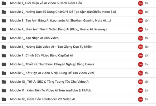 Khoá Học Kiếm Tiền Từ Ai - Make Ai Video Make Money Phúc Anh MRT