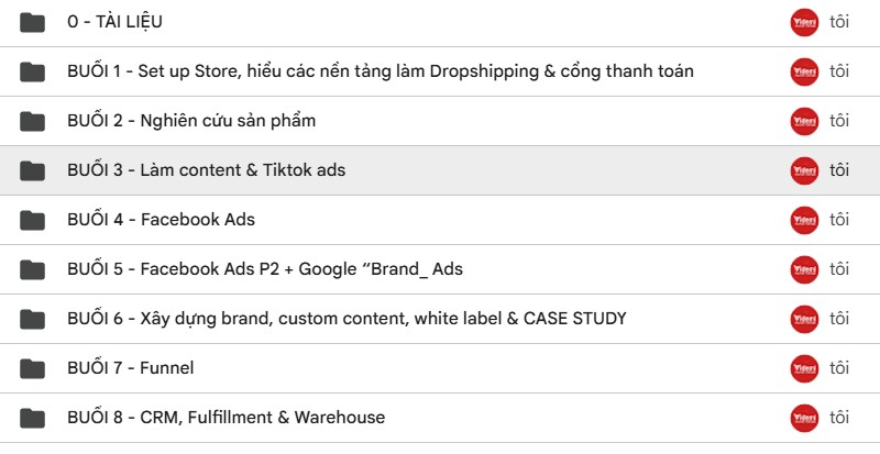 Khóa Học Dropshipping Shopify Đặng Quang Vinh