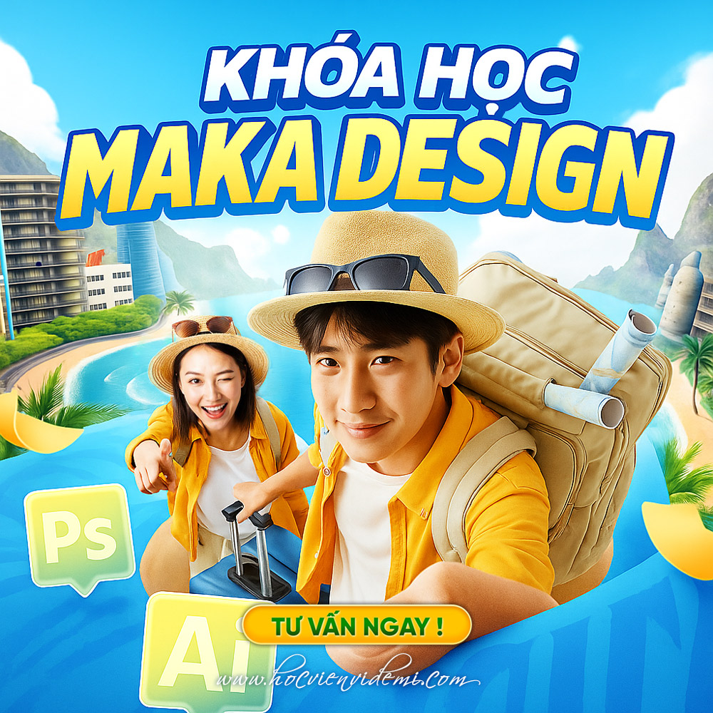 Khóa Học Thiết Kế Quảng Cáo Photoshop Chuyên Nghiệp Cùng Maka
