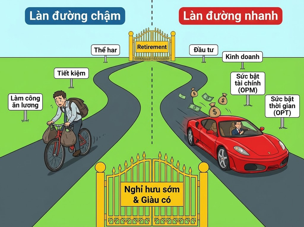 Tại Sao Bạn Cần Nghỉ Hưu Sớm? Sự Khác Biệt Giữa Hai Người Cha Tại Sao Bạn Cần Nghỉ Hưu Sớm? Sự Khác Biệt Giữa Hai Người Cha