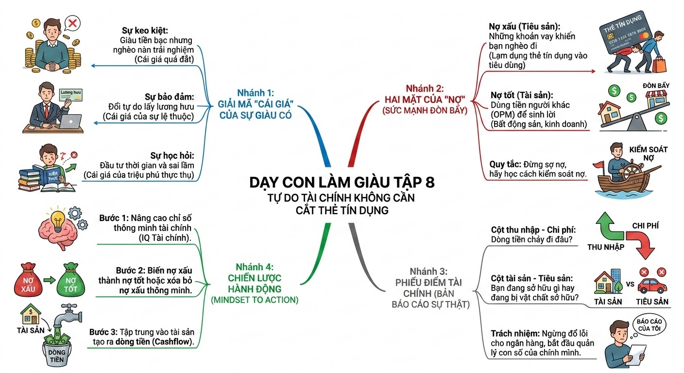 Tóm Tắt Sách Dạy Con Làm Giàu Tập 8, Để Có Những Đồng Tiền Tích Cực