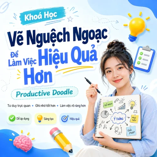 Khoá Học Vẽ Nguệch Ngoạc Để Làm Việc Hiệu Quả Hơn Productive Doodle