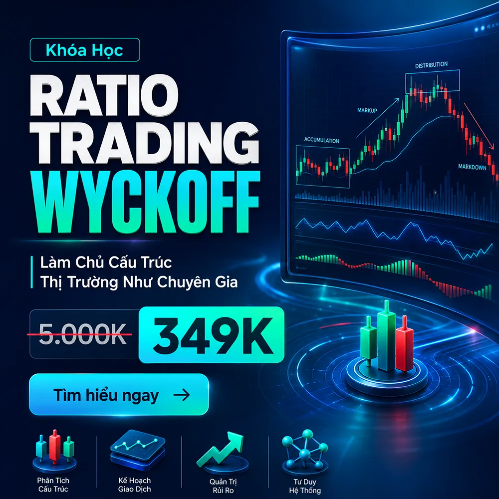 Khóa Học Ratio Trading Wyckoff, Làm Chủ Cấu Trúc Thị Trường Như Chuyên Gia