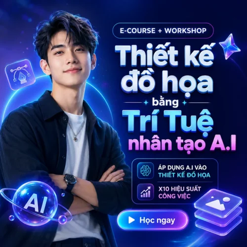 Khóa Học Thiết Kế Đồ Họa Với AI: Từ Ý Tưởng Đến Sản Phẩm Hoàn Chỉnh