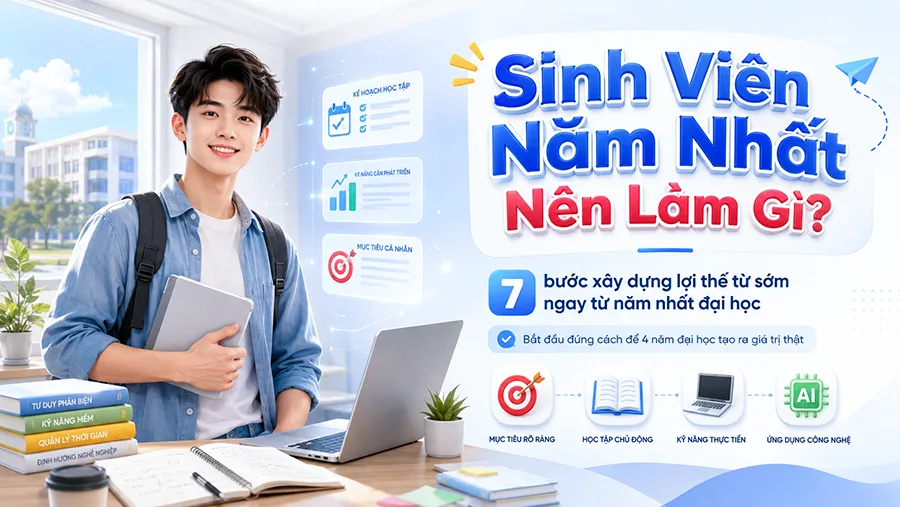 Sinh Viên Năm Nhất Nên Làm Gì? 7 Bước Xây Dựng Lợi Thế Từ Sớm